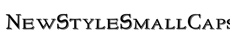 NewStyleSmallCaps Embossed