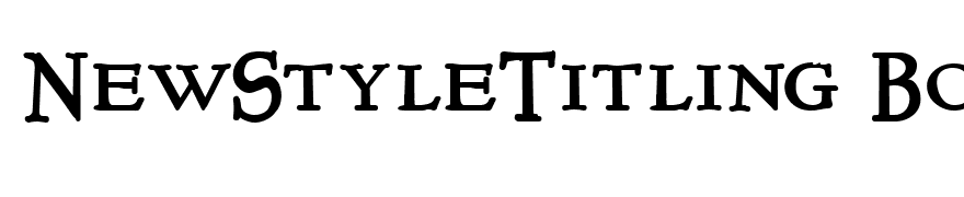 NewStyleTitling Bold