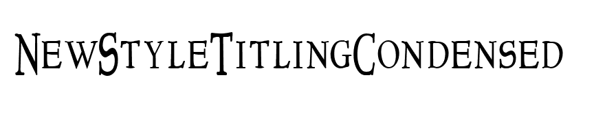 NewStyleTitlingCondensed