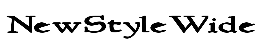 NewStyleWide Bold