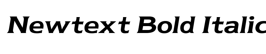 Newtext Bold Italic