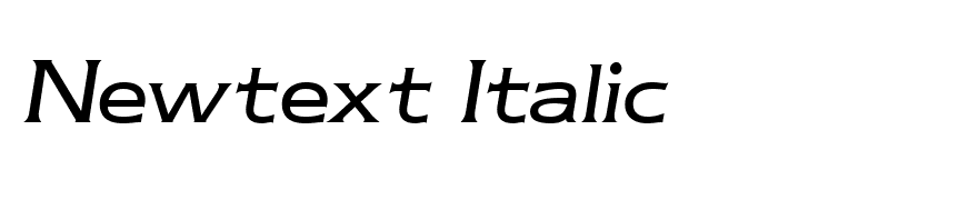 Newtext Italic