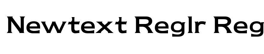 Newtext Reglr Regular