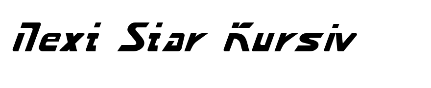 Next Star Kursiv