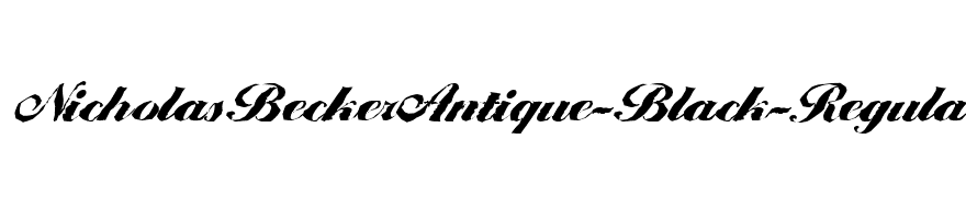 NicholasBeckerAntique-Black-Regular