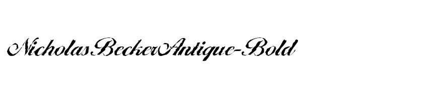 NicholasBeckerAntique-Bold