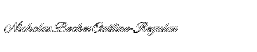 NicholasBeckerOutline-Regular