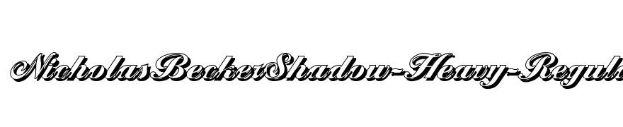 NicholasBeckerShadow-Heavy-Regular