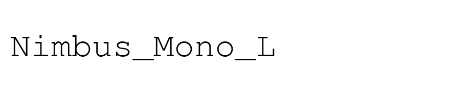 Nimbus_Mono_L