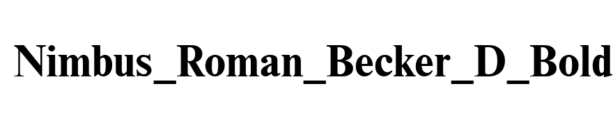 Nimbus_Roman_Becker_D_Bold
