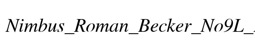 Nimbus_Roman_Becker_No9L_Italic