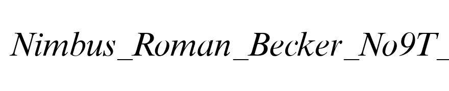 Nimbus_Roman_Becker_No9T_Italic