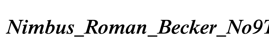 Nimbus_Roman_Becker_No9TMed_Italic