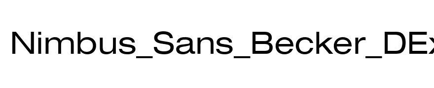 Nimbus_Sans_Becker_DExt