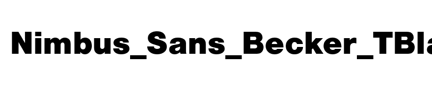 Nimbus_Sans_Becker_TBla