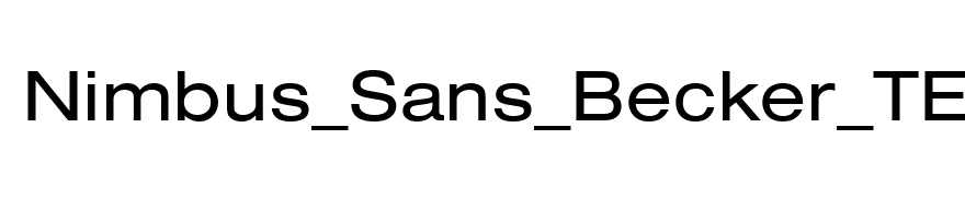 Nimbus_Sans_Becker_TExt