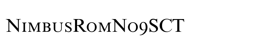 NimbusRomNo9SCT