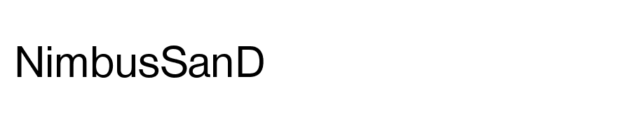 NimbusSanD
