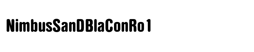 NimbusSanDBlaConRo1