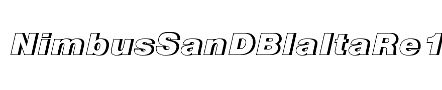 NimbusSanDBlaItaRe1