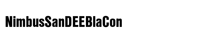 NimbusSanDEEBlaCon
