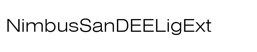 NimbusSanDEELigExt
