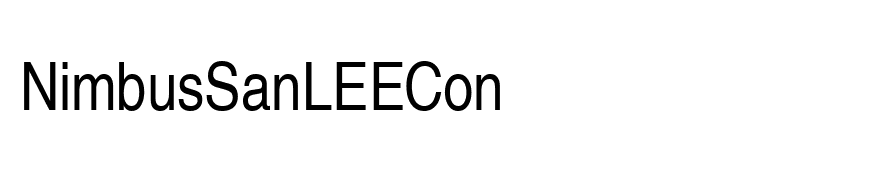 NimbusSanLEECon