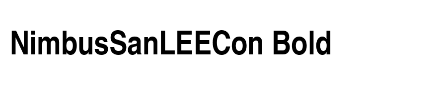 NimbusSanLEECon Bold