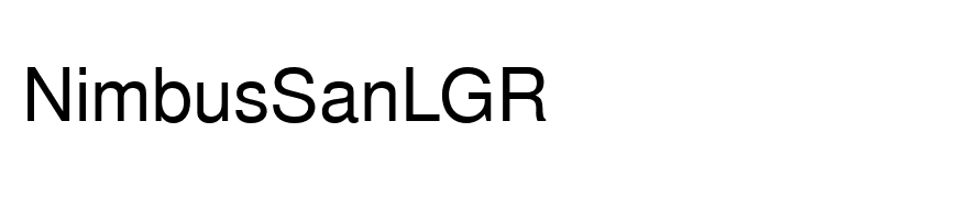NimbusSanLGR