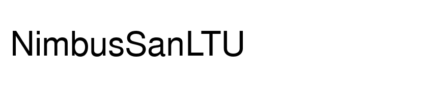NimbusSanLTU