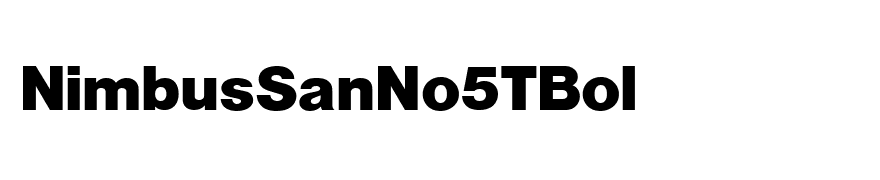 NimbusSanNo5TBol