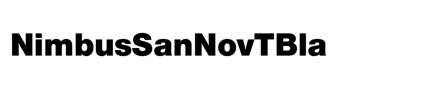 NimbusSanNovTBla