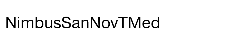 NimbusSanNovTMed