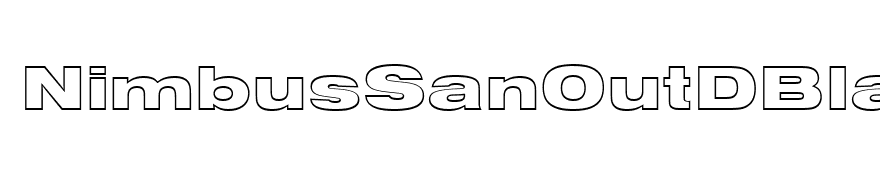 NimbusSanOutDBlaExt