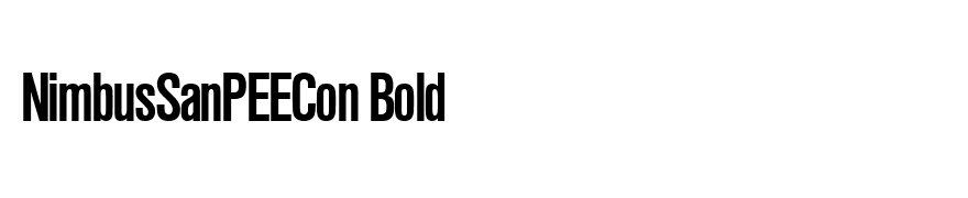 NimbusSanPEECon Bold