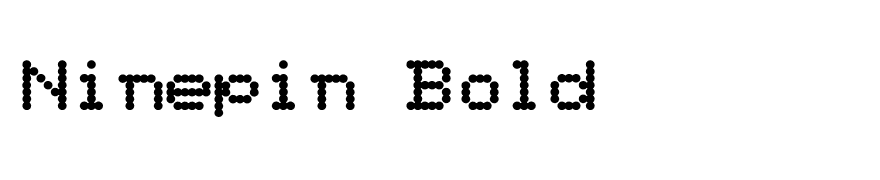 Ninepin Bold