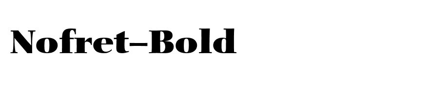 Nofret-Bold