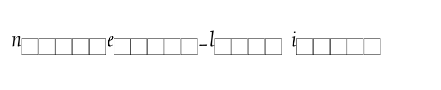 NofretExpert-Light Italic