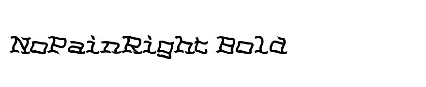 NoPainRight Bold