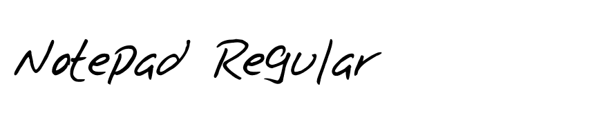 Notepad Regular