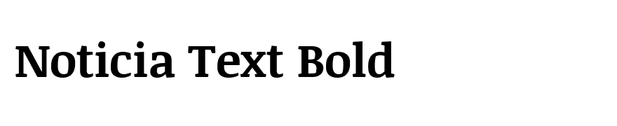 Noticia Text Bold