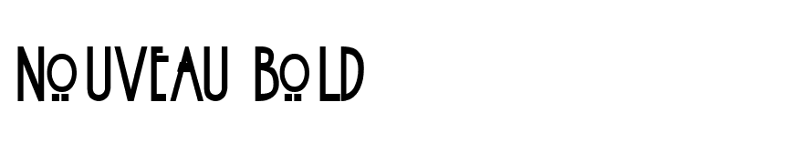 Nouveau Bold