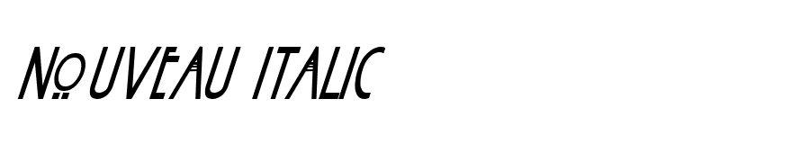Nouveau Italic
