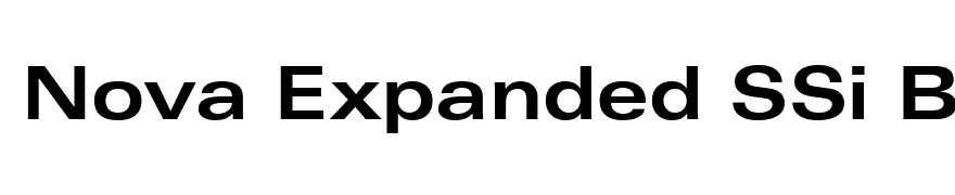 Nova Expanded SSi Bold Expanded