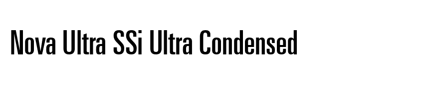 Nova Ultra SSi Ultra Condensed