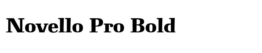 Novello Pro Bold
