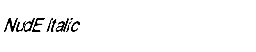 NudE Italic