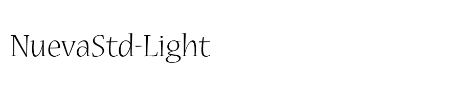 NuevaStd-Light