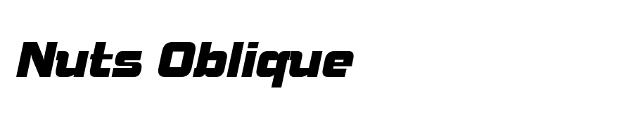 Nuts Oblique