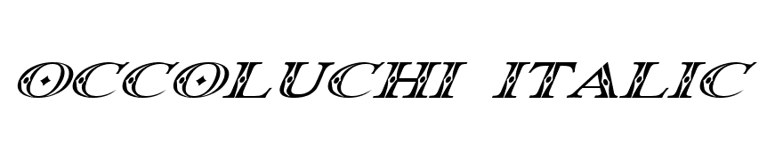Occoluchi Italic